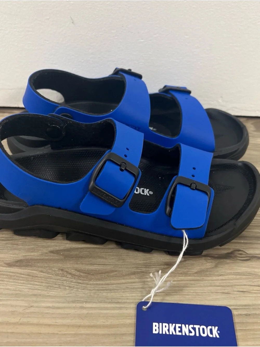 Birkenstock Blue/Black Sandals Adjustable Buckle Straps EU 32/US 1-1.5 7953064